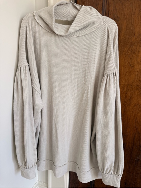 We The Free Sweaters - We The Free Oversized Cream Cowl Neck Pullover Sweater